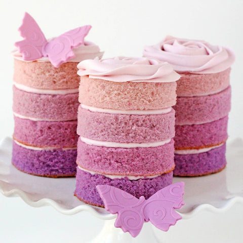 Rose Butterfly Cakes