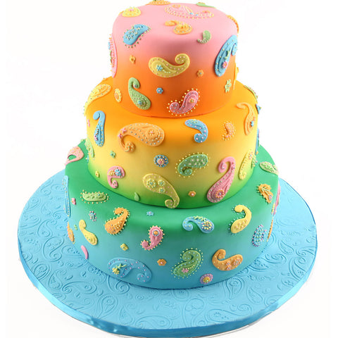 Color Tower Cake